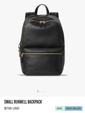 Shinola Detroit Backpack Black